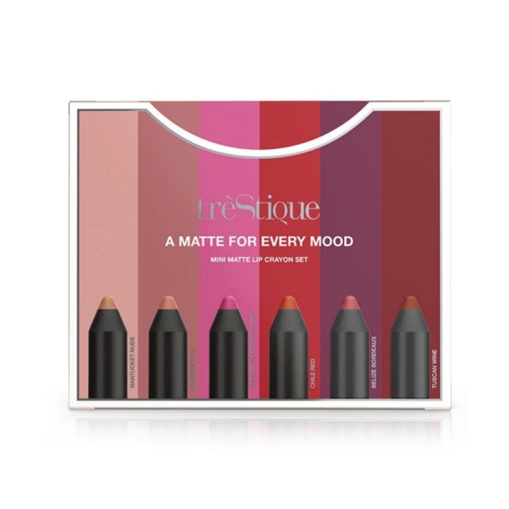 trèStique A Matte for Every Mood lip crayon set